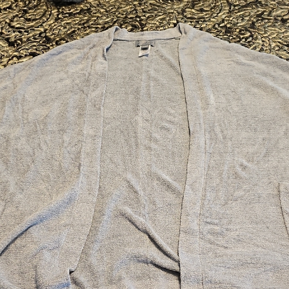 Barefoot Dreams Cozy CHIC ultra Lite Blue/Gray Wrap